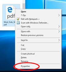 right click menu
